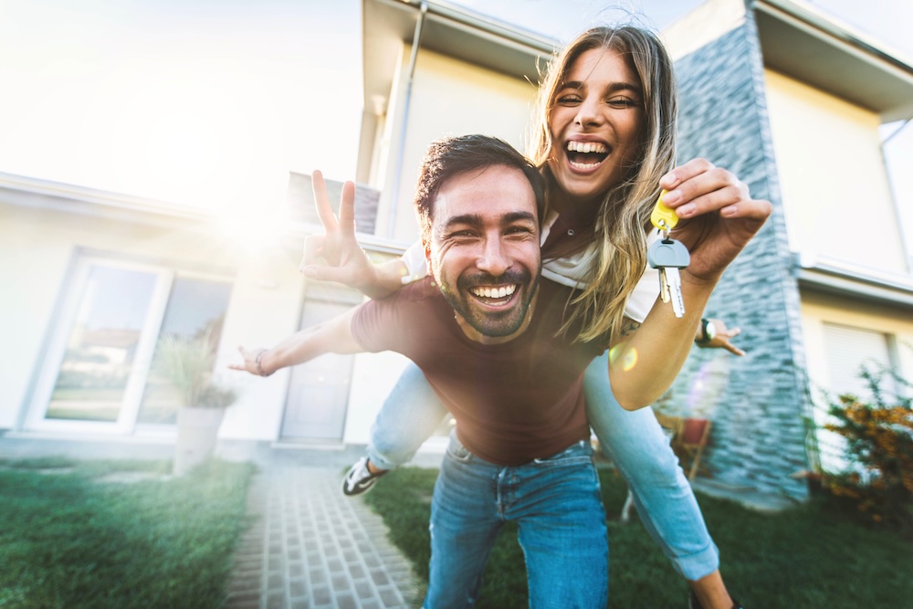 Home Owners celebrating not having to pay stamp duty